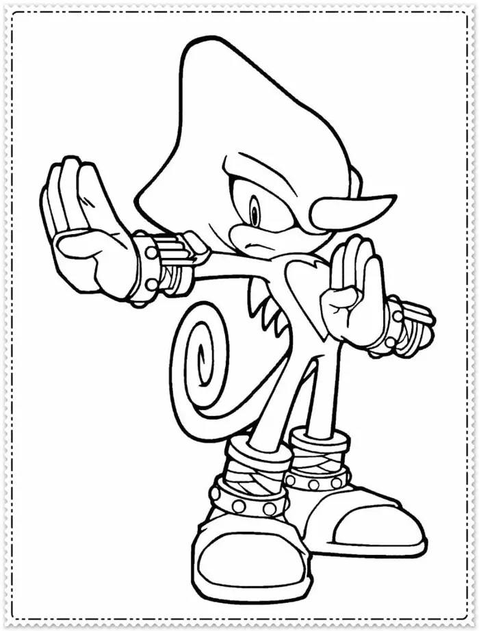 Tổng hợp tranh tô màu Sonic đẹp nhất cho bé yêu sáng tạo