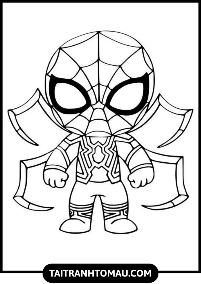 Tải 100+ Tranh Tô Màu Người Nhện (Spider-Man) Cực Ngầu Cho Bé Trai [Miễn  Phí PDF A4]
