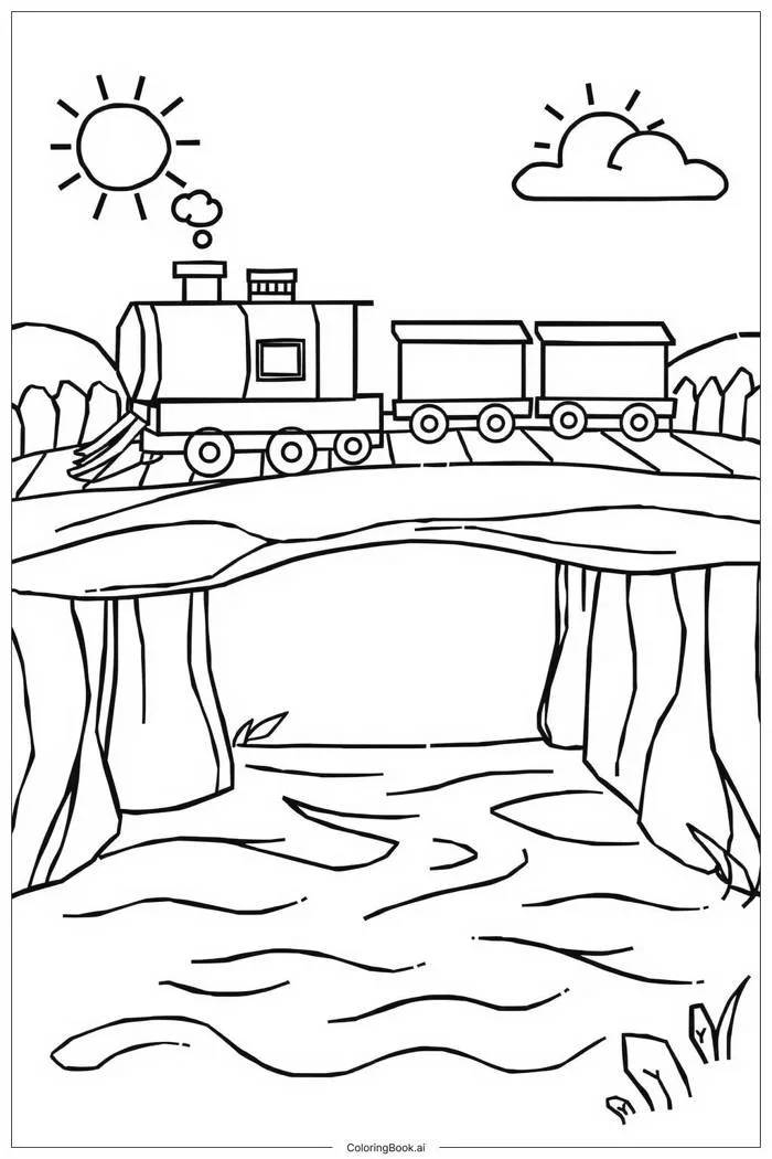 52 trang tô màu tàu hỏa (PDF và PNG miễn phí)