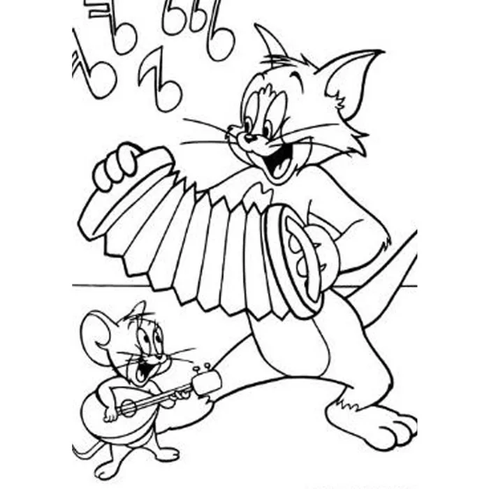 Xả Kho] Bộ 50 Tranh tô màu Tom & jerry cho bé tập tô sáng tạo . Luyện kỹ  năng cầm bút. khổ A4 | Shopee Việt Nam