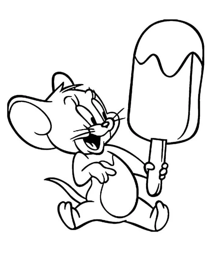 Tô Màu Tom và Jerry - Tranh Tô Màu Cho Bé
