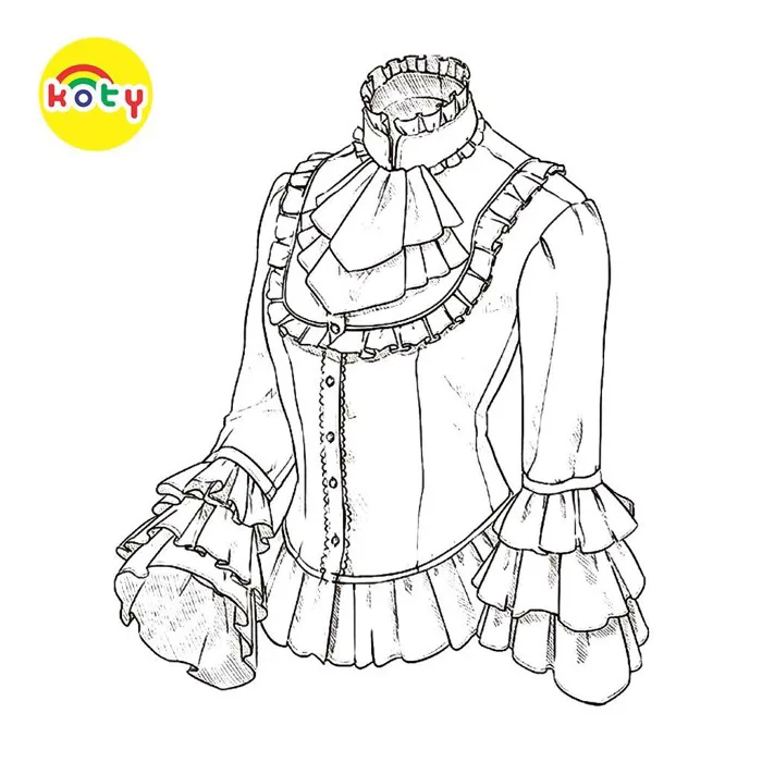 Bộ Tranh tô màu chủ đề TRANG PHỤC cho bé tập sáng tạo TM512 | Shopee Việt  Nam