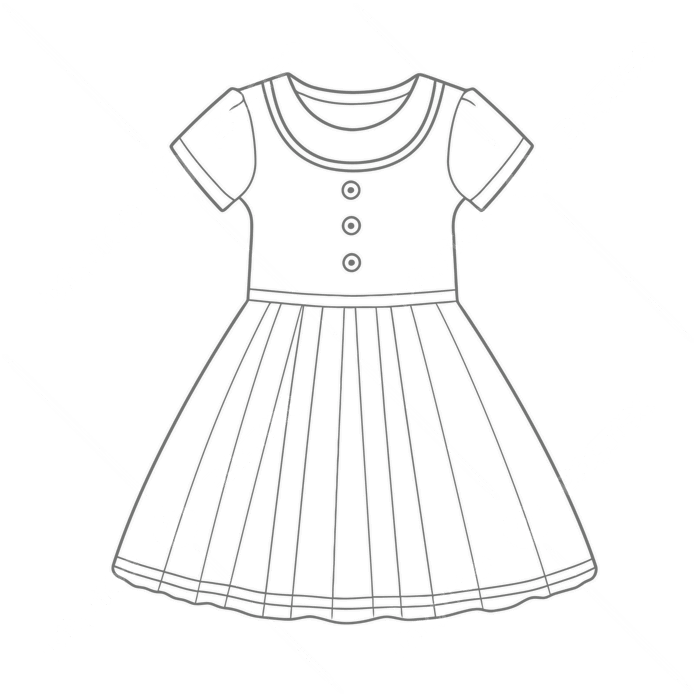 Tranh Tô Màu Váy Hình ảnh PNG | Vector Và Các Tập Tin PSD | Tải Về Miễn Phí  Trên Pngtree