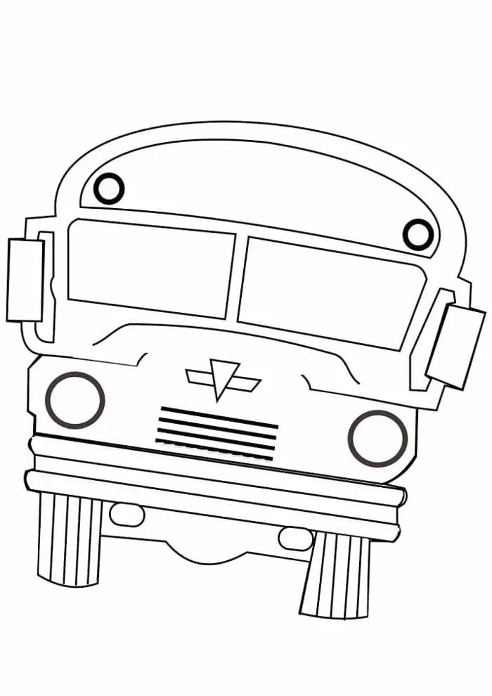 Tổng hợp 99 bức tranh tô màu xe bus đáng yêu siêu ngộ nghĩnh cho bé