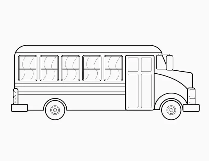 Tổng hợp 99 bức tranh tô màu xe bus đáng yêu siêu ngộ nghĩnh cho bé