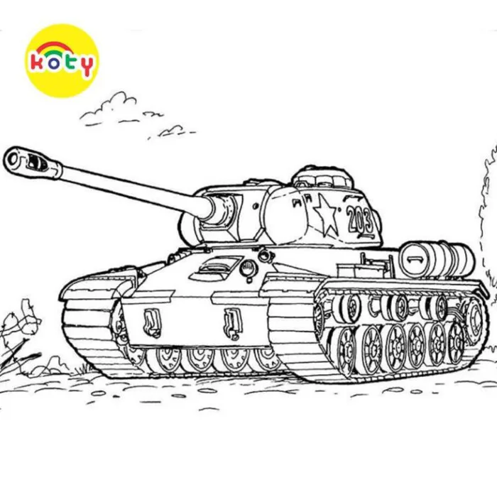 Tranh Tô Màu Xe tăng Tanks - Bộ 20 Tờ Tranh Tô Màu A4 A5 Dành Cho Màu Sáp,  Màu Chì - TRANH TÔ MÀU KOTY | Lazada Việt Nam