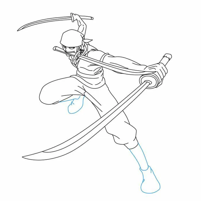 Cách vẽ Roronoa Zoro - Dạy Vẽ