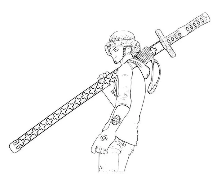Tranh tô màu One Piece đẹp và đầy sáng tạo