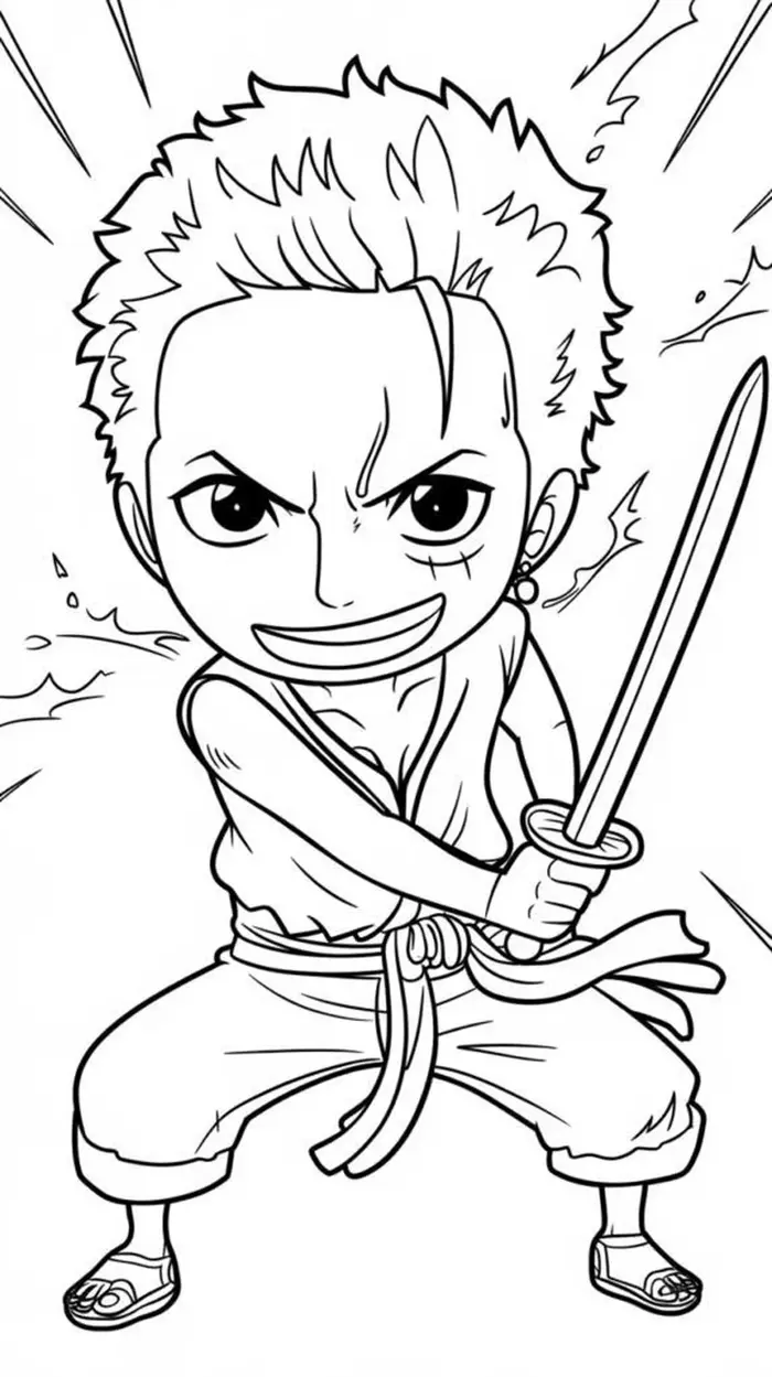 Tổng hợp tranh tô màu One Piece sinh động, phong phú cho bé