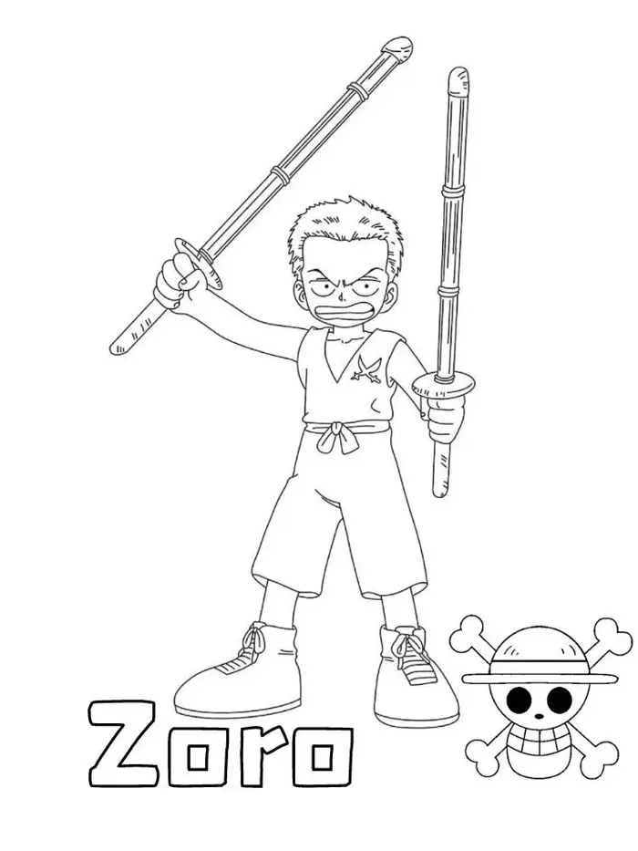 52 One Piece tranh tô màu - Tô màu trực tuyến miễn phí