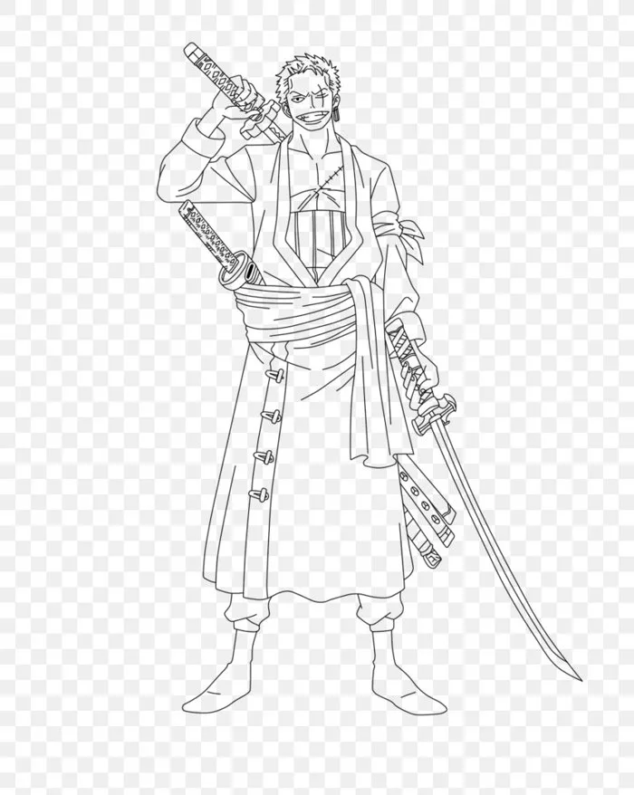 Tranh tô màu One Piece đẹp