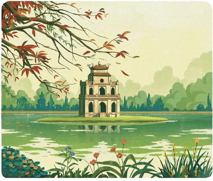 Tháp rùa Hồ Gươm Hanoi Tháp rùa Hồ Gươm Hanoi